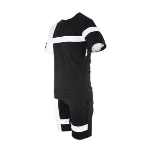 Wholesale Summer Men Casual Shorts <b>Sets</b> Plain Color Solid Short <b>Set</b> Men's Clothing Cotton Polyester Pocket and Logo Twin <b>Set</b> - Product Image 2