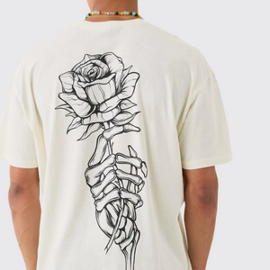 T-shirt en coton à impression numérique personnalisée pour hommes T-shirt Streetwear léger à manches courtes pour adultes et garçons - Product Image 2