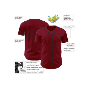 Men Baseball Jersey Breathable V-neck Short Sleeve 100% Polyester High Quality Fashion Hip Hop Streetwear Digital Print OEM - Product Image 6