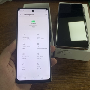 Camon 40 Pro Original, Pantalla Curva de 6.8 Pulgadas, 8+256 GB, 5G, Teléfono Inteligente, 8000 mAh, 108 MP - Product Image 5