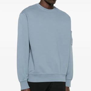 Nouveau design, sweat-shirts à col montant personnalisés, imprimés à l'écran, en soie unie, grande taille, vente en gros, mode d'hiver, manches longues - Product Image 3