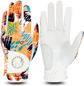 Gants de golf en cuir de cabretta antidérapants en gros pour femmes et hommes, logo personnalisé, matériau doux, équipement sportif en peau de mouton - Product Image 1