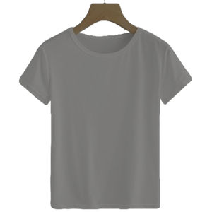 Camisetas de mujer de algodón grueso en blanco de diseñador liso de algodón supersuave camiseta de mujer joven Etiqueta Privada y etiqueta camisetas de mujer - Product Image 1