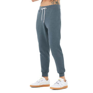 Pantalon de jogging unisexe en molleton éponge Heather Slate, vente en gros, personnalisable avec logo, pantalon de sport pour homme - Product Image 4