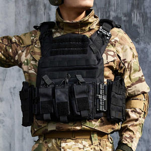 Exercice d'entraînement Gilet tactique Options de logo personnalisé Ajustement réglable Plusieurs poches de rangement Confortable pour une utilisation active - Product Image 5