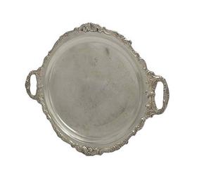 Plateaux de service en métal personnalisés et de haute qualité en Offre Spéciale plaqués argent de luxe et modernes - Product Image 1