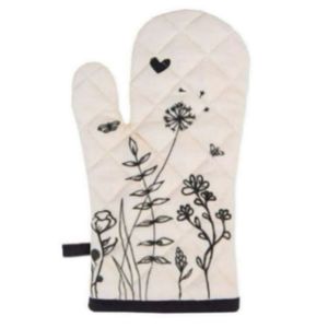 Mitaines de four en coton double toile imprimées sur mesure OEM, style classique, tissées, lavables au lave-vaisselle, respirantes et écologiques, vente en gros - Product Image 5