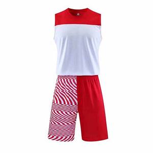 Ropa de equipo de tamaño personalizado de estilo nuevo de alta calidad de color rojo blanco ropa deportiva uniforme de baloncesto de INCREÍBLES INDUSTRIAS - Product Image 1