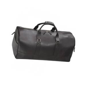 Sac de voyage en cuir de couleur noire avec Logo personnalisé, nouveau Design - Product Image 1