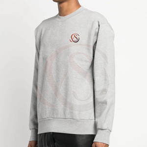 เสื้อฮู้ดผู้ชายสไตล์ลำลองคุณภาพสูงบุขนแกะ ระบายอากาศได้ดี เหมาะสำหรับฤดูหนาว ผลิตจากผ้าฝ้าย 100% เนื้อนุ่ม สกรีนโลโก้ได้ตามต้องการ คอกลม - Product Image 6