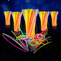 Lot de 100 Bâtons Lumineux Néon pour Fête, Bracelets et Colliers Fluorescents pour Mariage, Noël et Décoration de Fête