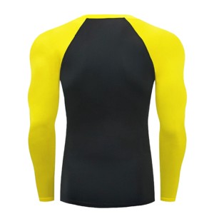 Best Selling High Quality Spandex/Polyester <b>Compression</b> <b>Shirt</b> Men Unisex Gym Workout Long-Sleeve Fitness Rash Guard Breathable - Product Image 5
