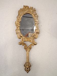 Espejo de mano de latón Vintage para decoración del hogar - Product Image 3