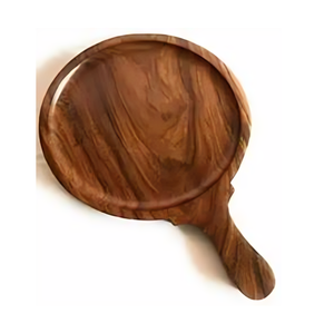 Plateau en bois pour la décoration intérieure élégante de style rustique fait à la main pour servir le petit déjeuner au café ou l'utilisation quotidienne de la table - Product Image 6