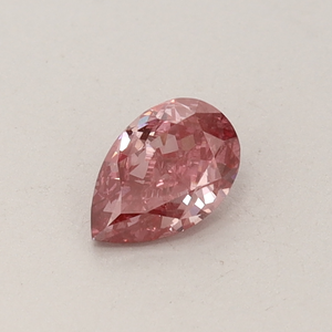 IGI 1 Ct FV Pk Fancy Vivid Pink Lab Grown Diamond Pear Diamond VS2 Clarity Diamond For Engagement band Pink Lab Jewelry - Product Image 1