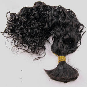 Extensiones de Cabello Humano Indio 100% Natural, Ondulado Profundo Natural, Cutícula Alineada, Cabello Virgen en Paquetes - Product Image 4