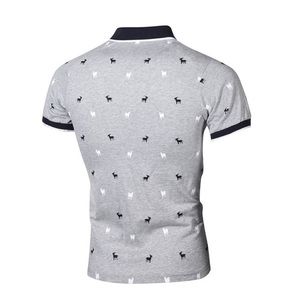 Spring Summer Short Sleeve Polo Tshirts 100 Cotton Mens Polo Shirt Jersey Fabric T Shirt Polo - Product Image 4