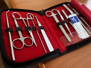 Kit avanzado de disección de acero inoxidable de 20 piezas para estudiantes de medicina Anatomía Laboratorio Scalper Cuchillo Mango Instrumentos quirúrgicos Base - Product Image 2