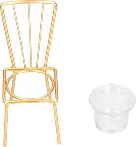 Portavelas de hierro Vintage, soporte de Metal hecho a mano para decoración de eventos de boda y oficina en casa - Product Image 4