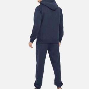 Ensemble de survêtement en molleton épais personnalisé pour homme, avec logo 3D en relief, sweat à capuche et pantalon de jogging large, en coton de haute qualité - Product Image 5
