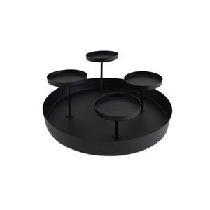 Newly Design <b>Metal</b> Tea Light <b>Candle</b> <b>Holder</b> <b>Black</b> Finished Round Shape For Home Christmas Tabletop Lighting Decoration Handmade - Product Image 1