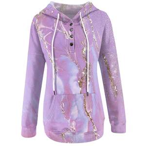 Conjunto de sudaderas con capucha de alta calidad para mujer, sudaderas con capucha bordadas personalizadas para mujer, Sudadera con capucha de talla estadounidense para mujer - Product Image 3