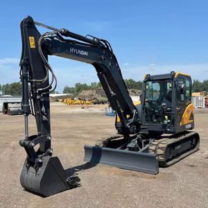Nouvelle pelle sur chenilles Hyundai HX90A 2025 de Corée avec chargeur frontal Yanmar, cabine fermée, moteur à boîte de vitesses haute efficacité pour la construction - Product Image 1