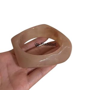 กำไลเรซินลายดอกไม้ทองเหลืองสำหรับทุกเพศคุณภาพระดับพรีเมี่ยมสำหรับเป็นของขวัญในโอกาส - Product Image 5