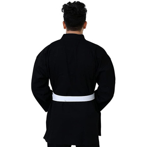 Nouveaux ensembles d'uniformes de karaté et de judo élégants, unis, personnalisables, de haute qualité, en coton et polyester durables, fabriqués pour adultes, extensibles - Product Image 3