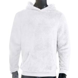 Sudadera con Capucha Térmica Extra Grande, 100% Algodón, Forro Polar Grueso de Sherpa, Cálida para Invierno, Deportiva, para Entrenamiento - Product Image 3