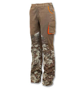 Pantalon d'extérieur pour hommes corpulents, ventilé, doublé polaire, avec poches cargo en polyester, pour la randonnée et la chasse, motif camouflage - Product Image 1