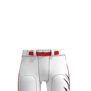 Personalizado de los hombres de fútbol americano Jersey corto de fábrica al por mayor de transferencia de calor de impresión transpirable fácil de usar uniforme de material suave - Product Image 2