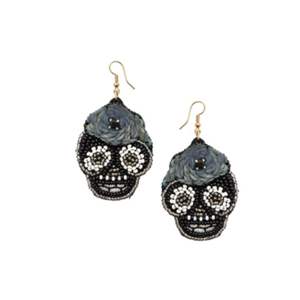 Boucles d'oreilles ethniques tribales plaquées or avec franges et motifs géométriques pour un look spectaculaire pour mariage et soirée - Product Image 2