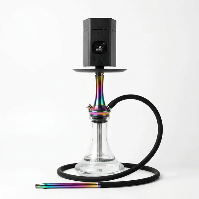 Fast Charge Electric Hookah Head, Portable Travel Shisha for Hotel & Home, 3H Long Work Time, Charcoal-Free, Easy to Clean Bowl
