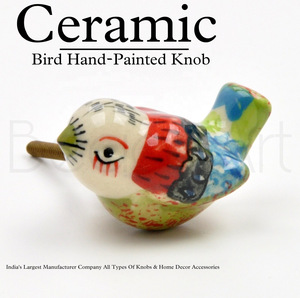 ลูกบิดประตูไม้แบบโบราณสำหรับงานหัตถกรรมลูกบิดเซรามิกสำหรับห้องครัวห้องนอนห้องน้ำโรงแรมดีไซน์อุตสาหกรรม - Product Image 2