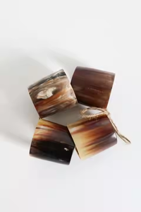 Posavasos de cuerno de café y búfalo de nuevo diseño de lujo, posavasos de cuerno vikingo de artesanía creciente - Product Image 3