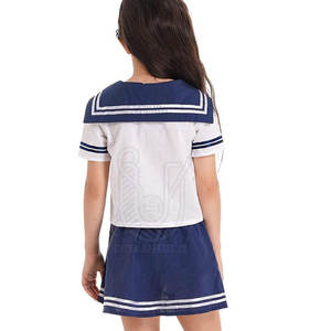 Uniforme scolaire pour filles d'école primaire en polyester/coton durable, logo personnalisé, haute qualité, vente chaude, best-seller - Product Image 4