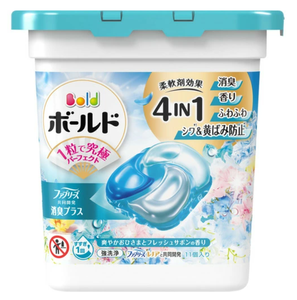 Bolas de gel en negrita, cápsulas de detergente para ropa fragante 4 en 1, desintoxicación, refrescante, limpieza Premium, contenedor Original, 11 piezas, hecho en Japón - Product Image 1