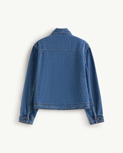 Men's Casual Long Sleeve Denim Jacket Eco-Friendly Anti-Uv Single Button Closure Turn-Down Collar Regular Fit Breathable - Product Image 2