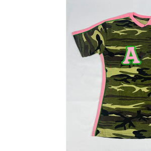 Camiseta de Cuello en V con Bordado Personalizado del Fabricante AKA, Camiseta de Letras Griegas para Hombre, Fraternidad, 100% Algodón de Punto, Manga Corta - Product Image 3