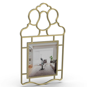 This Mirror Brings Elegance and Style to Your Home Its Durable <b>Metal</b> <b>Frame</b> Mirror Is Both Lightweight & Ensuring Longevity - Product Image 1