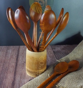 ช้อนไม้ตักซุปทำจากไม้วอลนัทขนาดใหญ่เครื่องใช้ในครัวเครื่องครัวไม้พายช้อนตักซุปทำจากเวียดนาม - Product Image 6