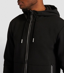 Prix de gros direct usine – Nouveau sweat à capuche respirant pour homme, en molleton de coton et polyester, avec fermeture éclair, personnalisable avec logo imprimé, idéal pour l'hiver - Product Image 3