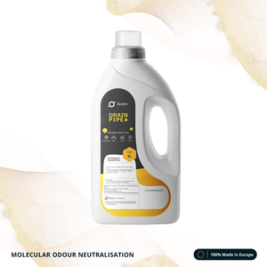 Neutralizzatore di Odori per Tubi di Scarico Formula Gialla: Odori di Scarico, Fognature, Urina e Feci - Bottiglia da 1L - Pronto all'Uso - Product Image 1