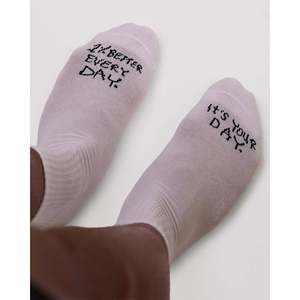 Andrew J. Lot de 3 chaussettes courtes pour femme Steel X LSKD - Blanc/Noir - Product Image 1