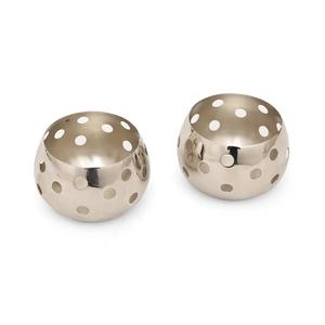Support de lampe à thé en argent métal décoratif élégant pour la maison mariage hôtel ou restaurant pour décorations de Noël - Product Image 2