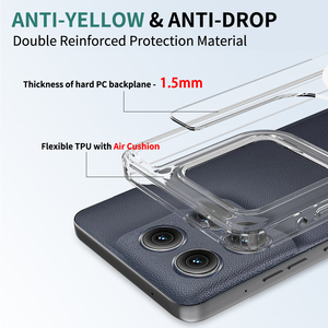 เคสโทรศัพท์มือถือ TPU กันกระแทกแบบติดมุมมีความยืดหยุ่นป้องกันรอยนิ้วมือดีไซน์เกราะชาร์จด้วยแม่เหล็ก - Product Image 3
