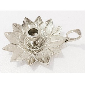 เชิงเทียนโลหะเคลือบนิกเกิลคุณภาพสูง ดีไซน์วินเทจ ทำด้วยมือ สำหรับตกแต่งบ้านและงานแต่งงาน - Product Image 3