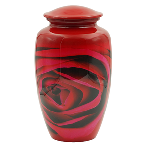 Urna Funeraria de Metal Grabada con Adhesivo de Flor Amarilla, Urna de Cremación de Latón/Aluminio para Cenizas Humanas de Adultos - Product Image 4