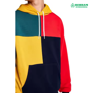Sweat à capuche personnalisé épais 400/500 GSM en molleton/éponge française, coupe décontractée, 100% coton, respirant - Product Image 5